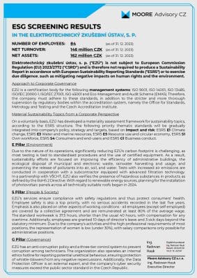 EZÚ - ESG Certificate